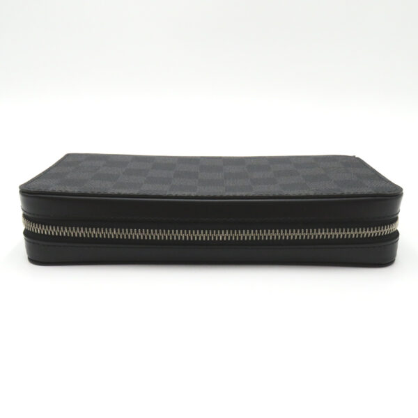 2101217851060 4 LOUIS VUITTON Zippy XL Round Long Graphite Wallet Black