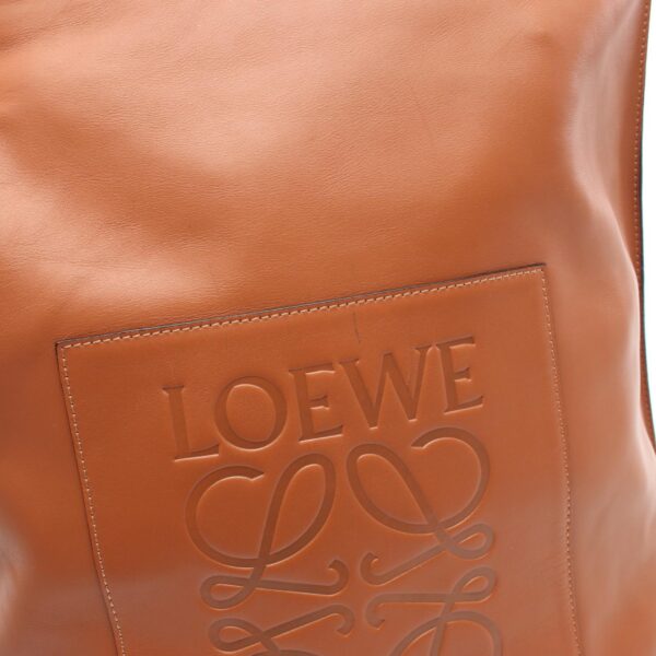 2101217852067 6 Loewe Anagram Leather Shopping Tote Bag Brown Black