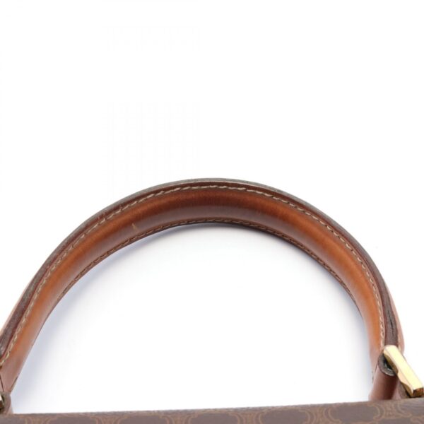 2101217867122 9 Celine Macadam Canvas Handbag Brown