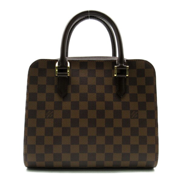 2101217877916 1 Louis Vuitton Triana Damier Handbag Brown