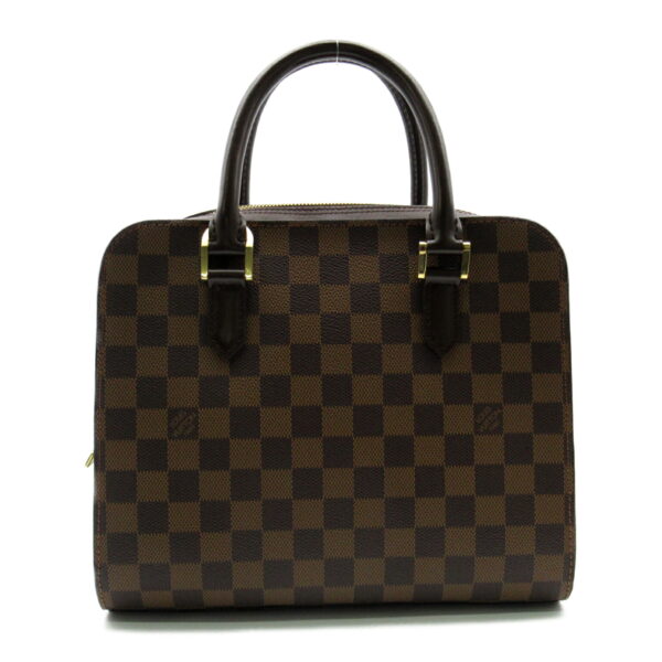 2101217877916 3 Louis Vuitton Triana Damier Handbag Brown