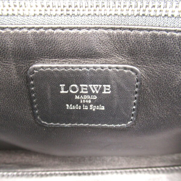 2101217881555 7 Loewe Amazona 28 Leather Handbag Black