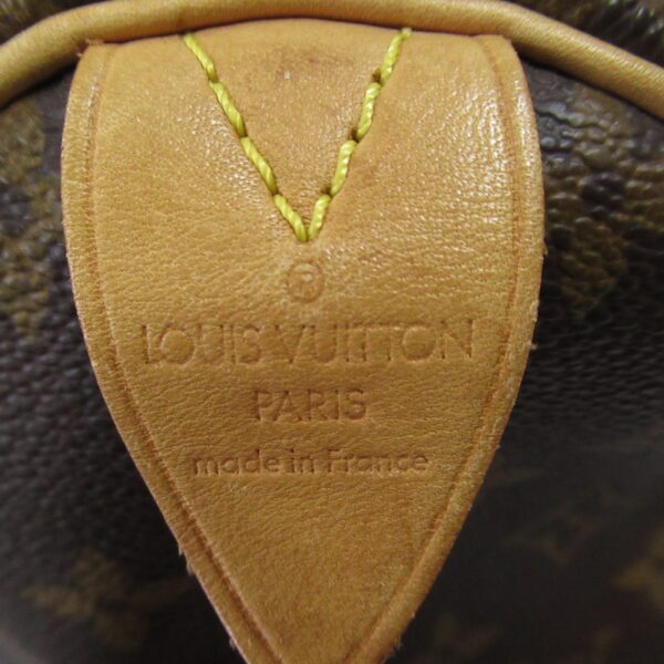 2101217881777 10 Louis Vuitton Speedy 30 Monogram Handbag Brown