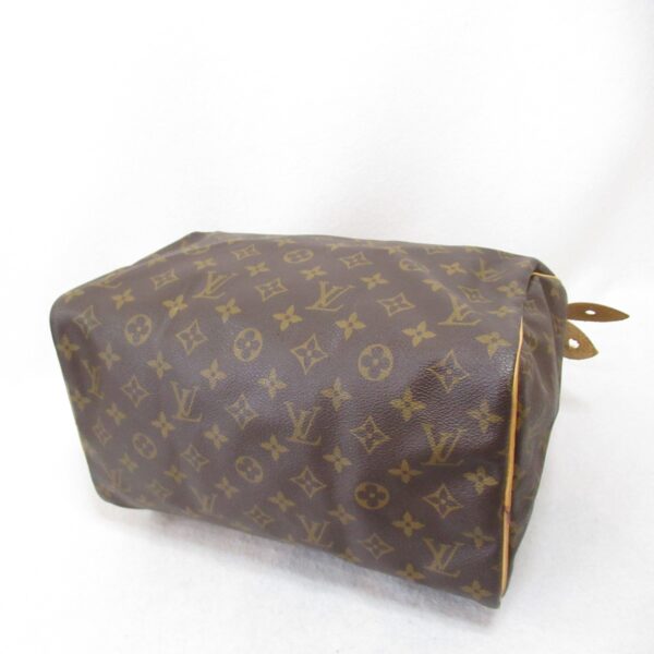 2101217881777 5 Louis Vuitton Speedy 30 Monogram Handbag Brown