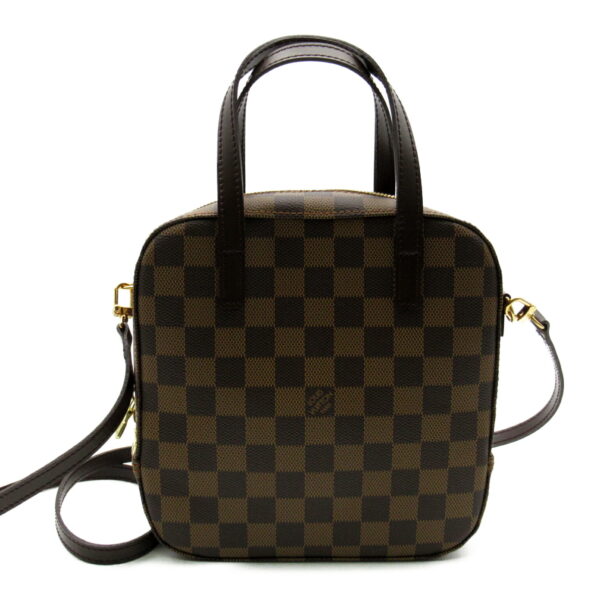 2101217883962 3 LOUIS VUITTON Spontini Shoulder Bag Damier Bag Brown