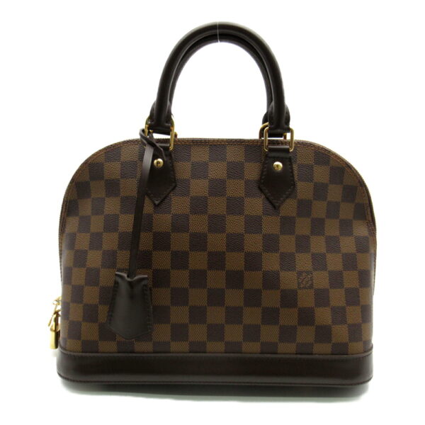 2101217883979 1 LOUIS VUITTON Alma PM Handbag Damier Bag Black