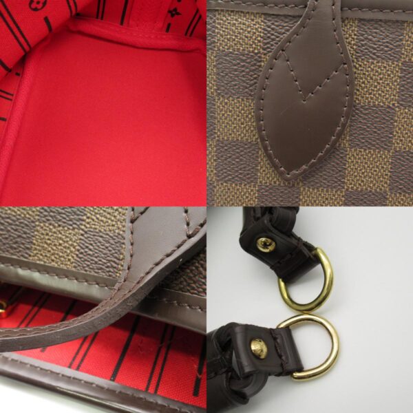 2101217884020 10c LOUIS VUITTON Neverfull PM Tote Bag Damier Bag Brown