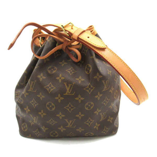 2101217884341 1 LOUIS VUITTON Petit Noe Shoulder Bag Monogram Bag Brown