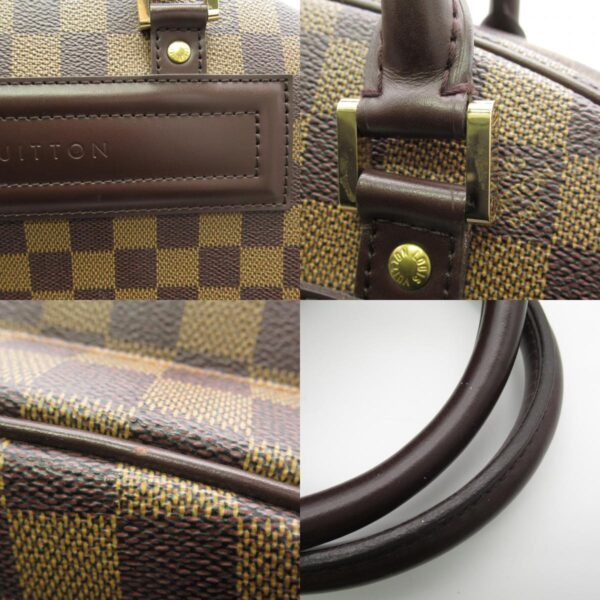 2101217885287 16c LOUIS VUITTON Nolita Handbag Damier Bag Brown