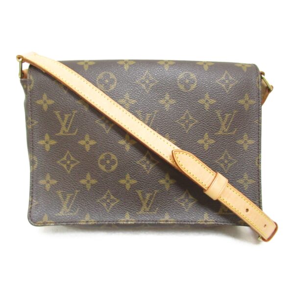 2101217885331 2 LOUIS VUITTON Musette Tango Long Shoulder Bag Monogram Bag Brown