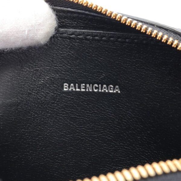 2101217885843 4 Balenciaga Cash Zip Phone Holder Shoulder Bag Black