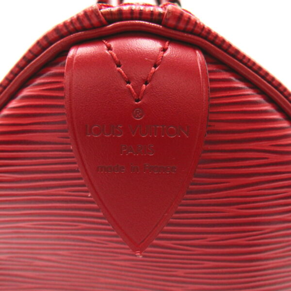 2101217885959 9 LOUIS VUITTON Speedy 25 Handbag Epi Bag Red