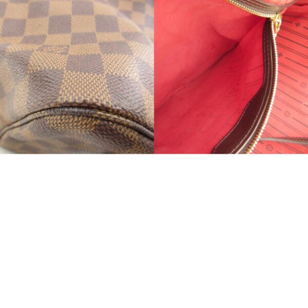 2101217886048 7c LOUIS VUITTON Neverfull MM Tote Bag Damier Bag Brown