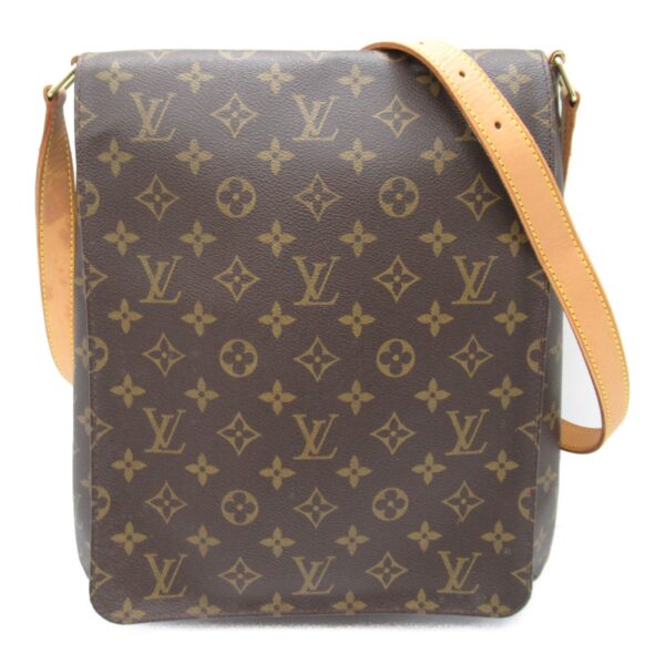 2101217886239 3 LOUIS VUITTON Musette Shoulder Bag Monogram Bag Brown