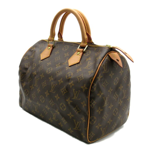 2101217886321 2 Louis Vuitton Speedy 30 Monogram Handbag Brown