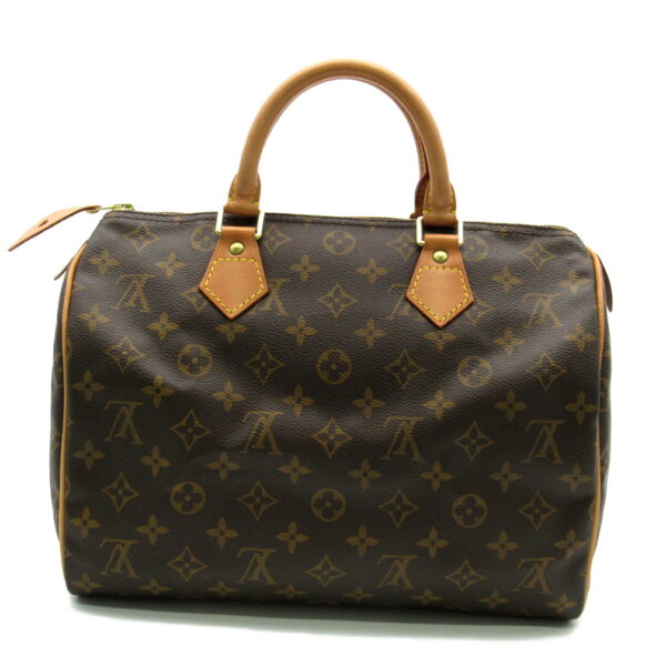 2101217886321 3 Louis Vuitton Speedy 30 Monogram Handbag Brown