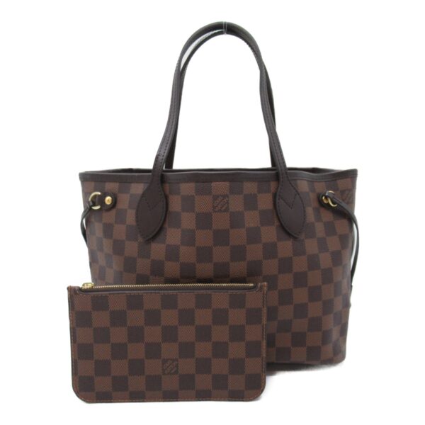 2101217886406 3 LOUIS VUITTON Neverfull PM Tote Bag Damier Bag Brown