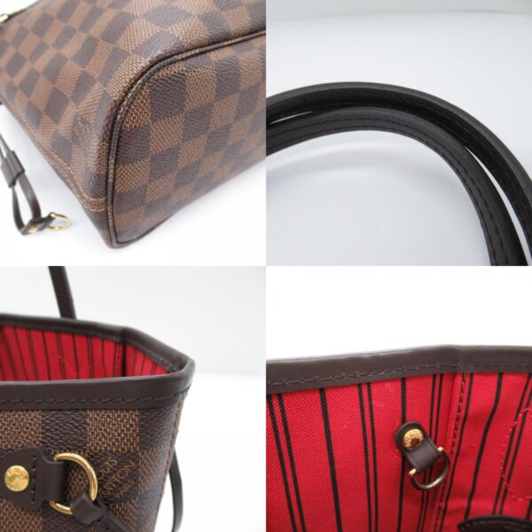 2101217886406 8c LOUIS VUITTON Neverfull PM Tote Bag Damier Bag Brown