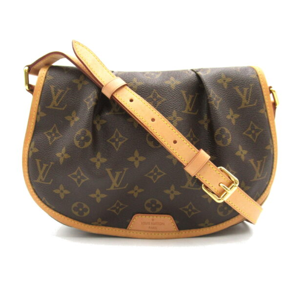 2101217886451 1 Louis Vuitton Menilmontant PM Monogram Shoulder Bag Brown