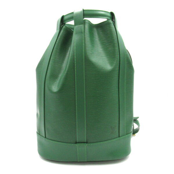 2101217886536 1 LOUIS VUITTON Randonnée PM Shoulder Bag Epi Bag Green