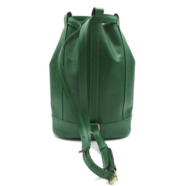 2101217886536 2 LOUIS VUITTON Randonnée PM Shoulder Bag Epi Bag Green