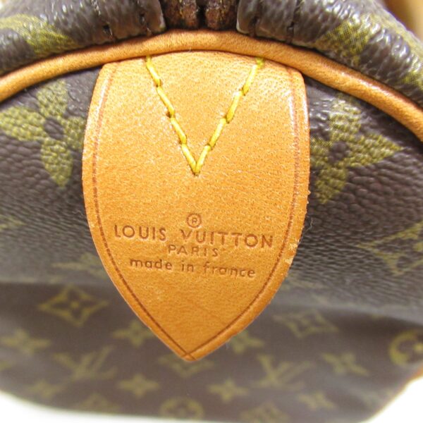 2101217886772 10 Louis Vuitton Speedy 30 Monogram Handbag Brown