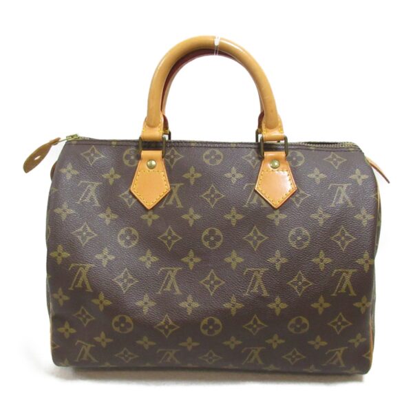 2101217886772 3 Louis Vuitton Speedy 30 Monogram Handbag Brown