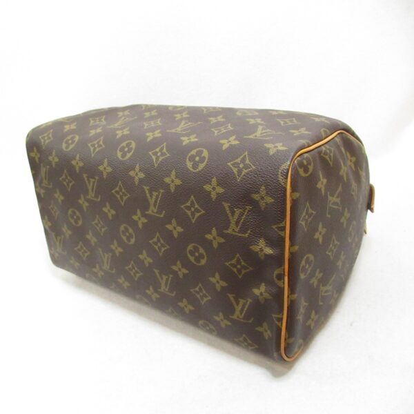 2101217886772 5 Louis Vuitton Speedy 30 Monogram Handbag Brown