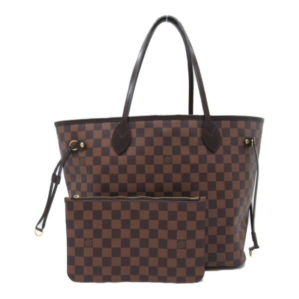 2101217886918 3 LOUIS VUITTON Neverfull MM Tote Bag Damier Bag Brown