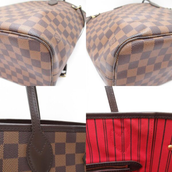 2101217886918 7c LOUIS VUITTON Neverfull MM Tote Bag Damier Bag Brown