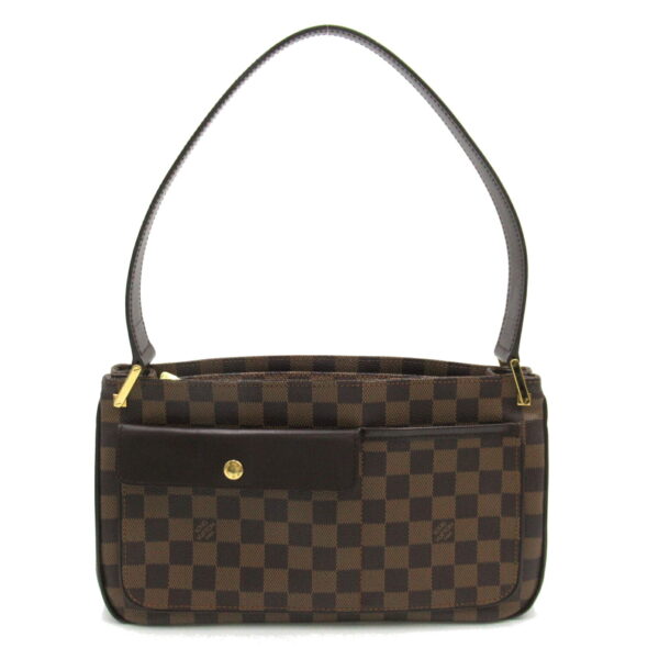 2101217887755 1 Louis Vuitton Aubagne Damier Shoulder Bag Brown