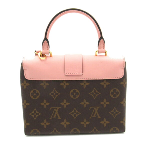 2101217898799 2 Louis Vuitton Locky Monogram 2 Way Shoulder Bag Brown Pink