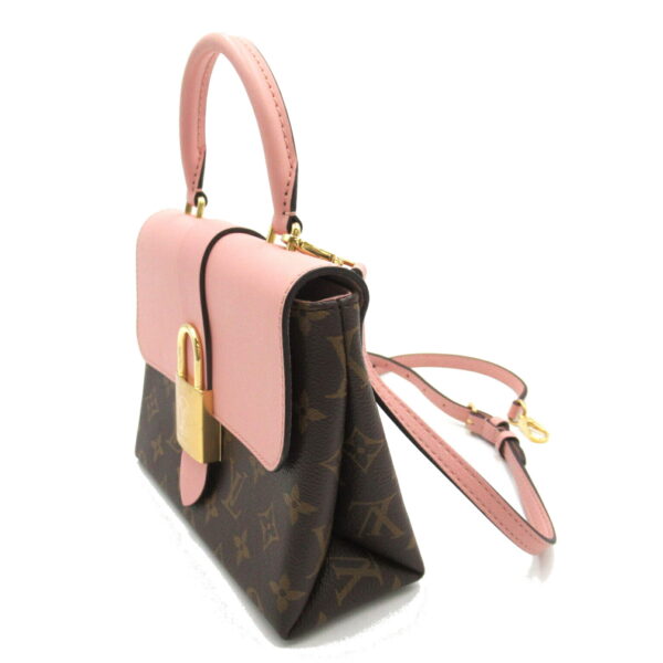 2101217898799 3 Louis Vuitton Locky Monogram 2 Way Shoulder Bag Brown Pink