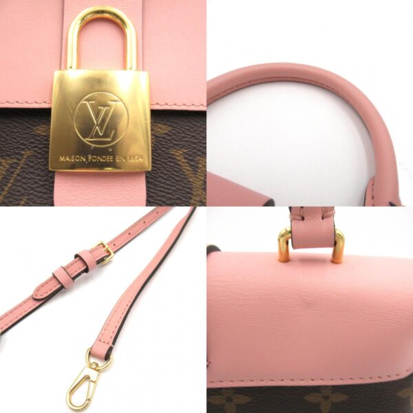 2101217898799 9c Louis Vuitton Locky Monogram 2 Way Shoulder Bag Brown Pink