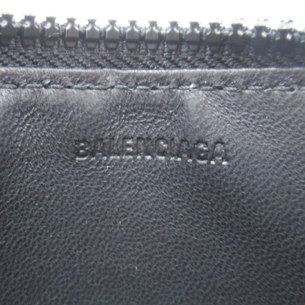 2101217899260 7 Balenciaga Card Case Key Ring Calf Black