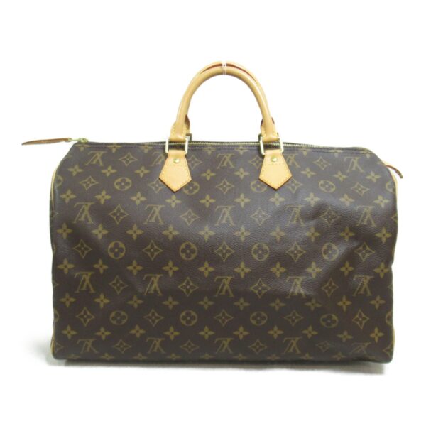 2101217901994 3 Louis Vuitton Speedy 40 Handbag Monogram Brown