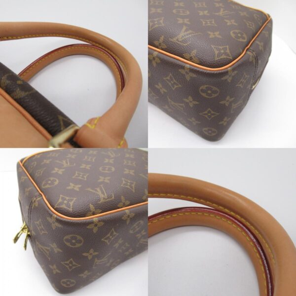 2101217908139 12c Louis Vuitton Deauville Monogram Handbag Brown