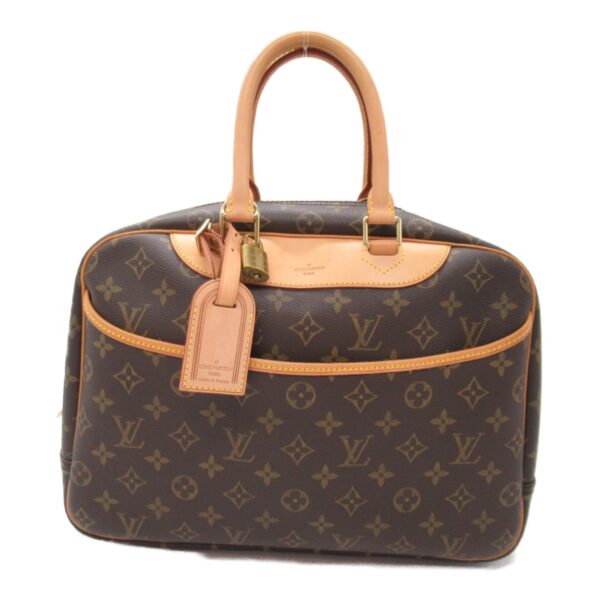 2101217908139 6 Louis Vuitton Deauville Monogram Handbag Brown