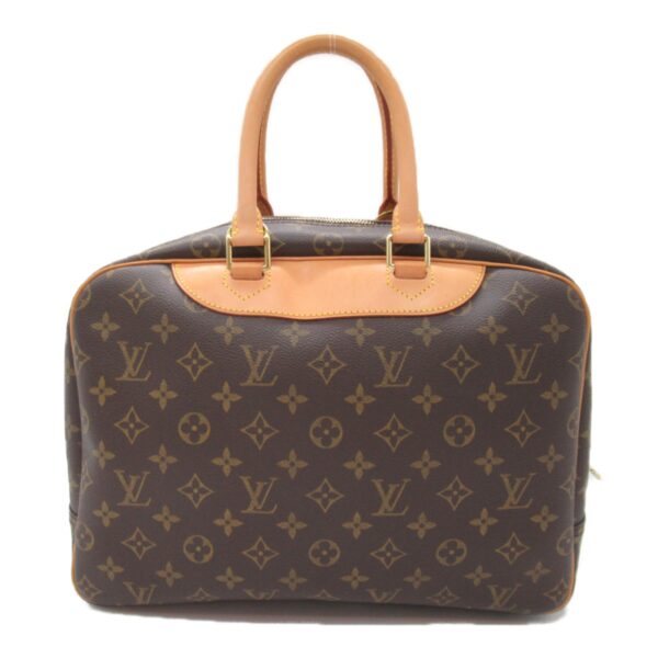 2101217908139 8 Louis Vuitton Deauville Monogram Handbag Brown