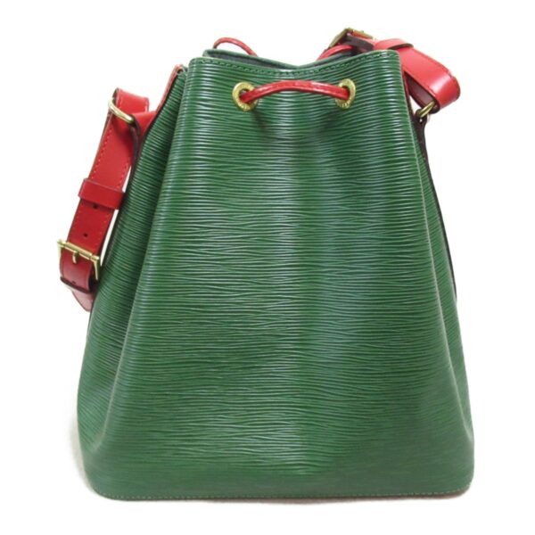 2101217908450 3 Louis Vuitton Petit Noe Bicolor Epi Shoulder Bag Green Red