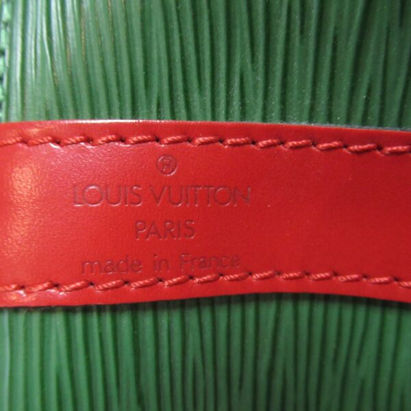 2101217908450 9 Louis Vuitton Petit Noe Bicolor Epi Shoulder Bag Green Red