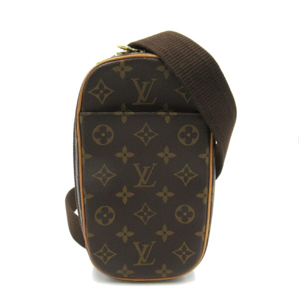 2101217908627 1 Louis Vuitton Pochette Ganju Monogram Waist Bag Brown