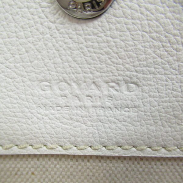 2101217913836 10 Goyard Saint Louis PM Canvas Canvas Tote Bag White