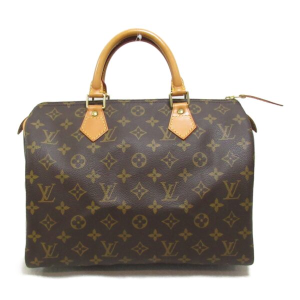 2101217913874 2 Louis Vuitton Speedy 30 Monogram Handbag Brown