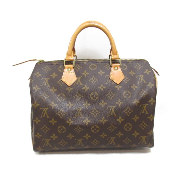 2101217913874 3 Louis Vuitton Speedy 30 Monogram Handbag Brown