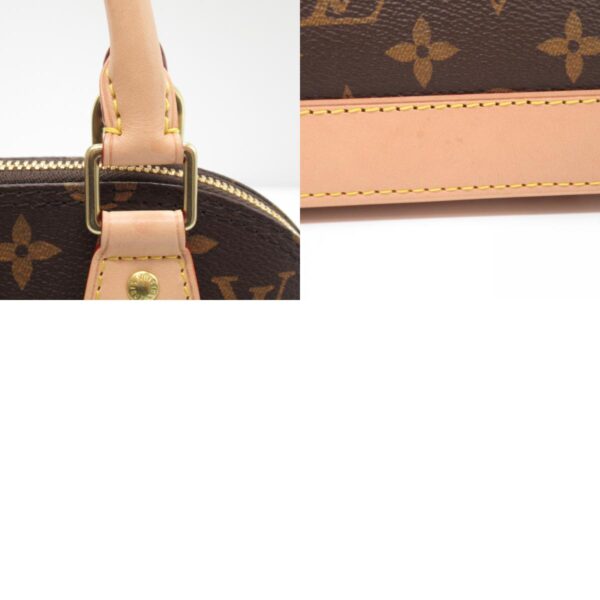 2101217917742 10c Louis Vuitton Alma BB Monogram 2 Way Shoulder Bag Brown