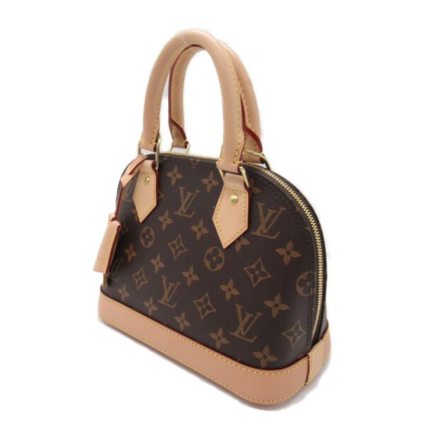 2101217917742 4 Louis Vuitton Alma BB Monogram 2 Way Shoulder Bag Brown