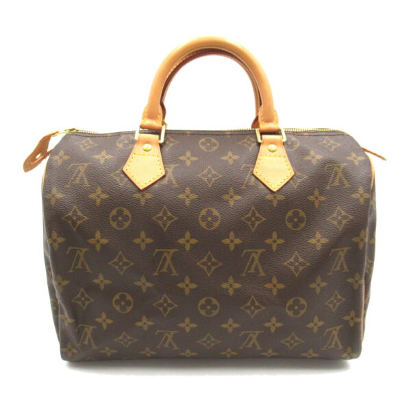 2101217917803 2 Louis Vuitton Speedy 30 Monogram Handbag Brown