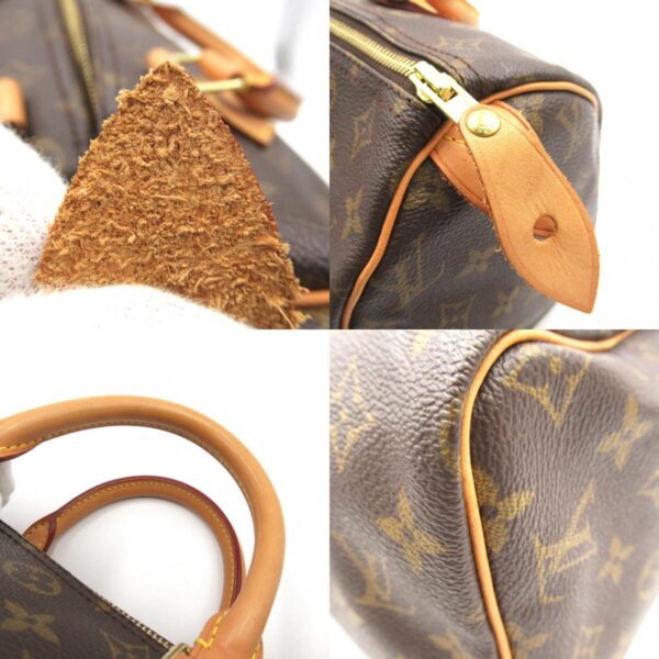 2101217917803 9c Louis Vuitton Speedy 30 Monogram Handbag Brown