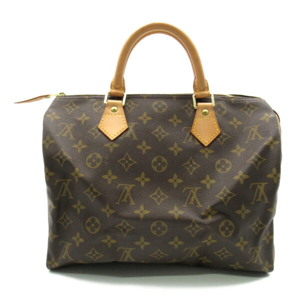 2101217917957 2 Louis Vuitton Speedy 30 Monogram Handbag Brown